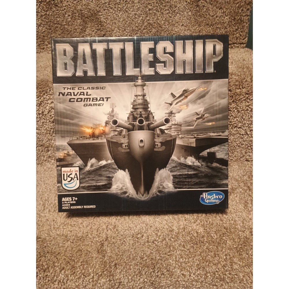 BATTLESHIP The Classic Naval Combat Game! Hasbro Gaming A3264 2012